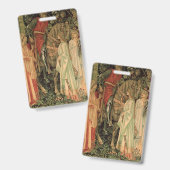 Mittelalterliche Ritter des Runden Tisches Ausweis (Vorder- & Rückseite)