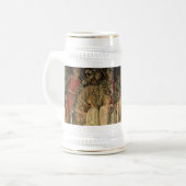 Mittelalterliche Ritter des Runden Tisches Bierglas (Vorderseite Links)