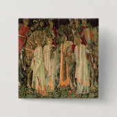 Mittelalterliche Ritter des Runden Tisches Button (Vorderseite)