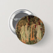 Mittelalterliche Ritter des Runden Tisches Button (Vorne & Hinten)