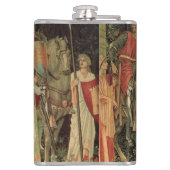 Mittelalterliche Ritter des Runden Tisches Flachmann (Rückseite)