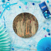 Mittelalterliche Ritter des Runden Tisches Pappteller (Party)