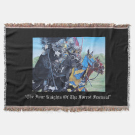 mittelalterliche Ritter, die auf Decke