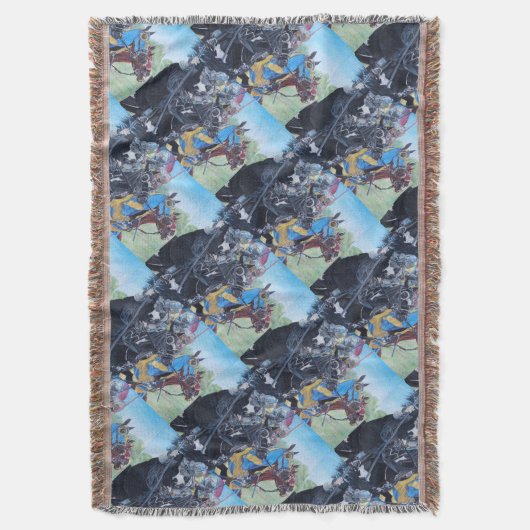 mittelalterliche Ritter, die auf Decke (Vorderseite Vertikal)