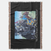 mittelalterliche Ritter, die auf den Pferden Decke (Vorderseite Vertikal)