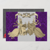 Mittelalterliche Ritter, die Einladungen Wedding (Vorne/Hinten)