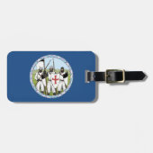 Mittelalterliche Ritter Gepäckanhänger (Vorderseite horizontal)