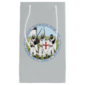 Mittelalterliche Ritter Kleine Geschenktüte (Vorderseite)