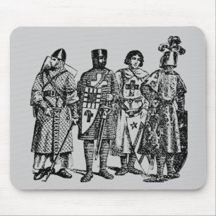 Mittelalterliche Ritter Mauspad