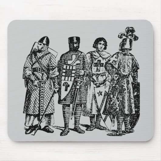 Mittelalterliche Ritter Mauspad (Vorne)