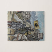 Mittelalterliche Ritter - Pferde im Burg Party Puzzle (Horizontal)