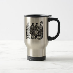 Mittelalterliche Ritter Reisebecher