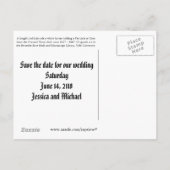 Mittelalterliche Ritter-Renaissance-historische Ankündigungspostkarte (Rückseite)