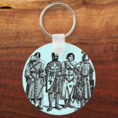 Mittelalterliche Ritter Schlüsselanhänger (Vorderseite)
