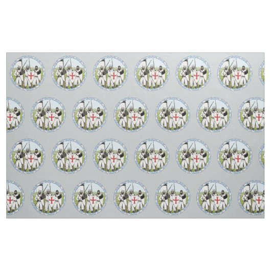 Mittelalterliche Ritter Stoff (Fat Quarter (45,7 x 55,9 cm))