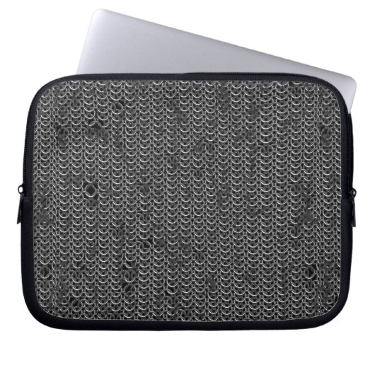 mittelalterliche Ritter Templerkette Laptopschutzhülle (Vorderseite)