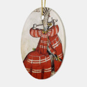 Mittelalterliche Ritter-Verzierung Keramikornament (Links)