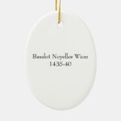 Mittelalterliche Ritter-Verzierung Keramikornament (Hinten)