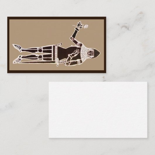 Mittelalterliche Ritterkarte Visitenkarte (Vorne/Hinten)