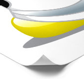 Mittelalterliche Ritterpinguin Poster (Ecke)