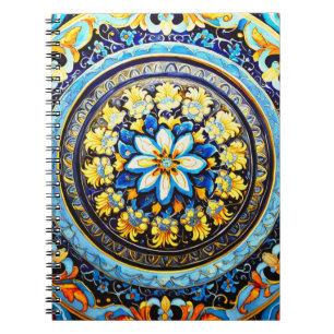 Mittelalterliche römisch-italienische Majolika Notizblock