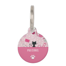 Mittelalterliche rosafarbene Herzkatzen