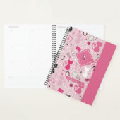 Mittelalterliche rosafarbene Herzkatzen Planer (Anzeige)