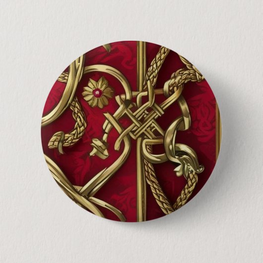 mittelalterliche rote und rote button (Vorderseite)