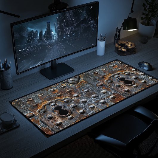 Mittelalterliche Rustikale Papiertüte Schreibtischunterlage