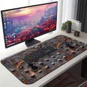 Mittelalterliche Rustikale Papiertüte Schreibtischunterlage