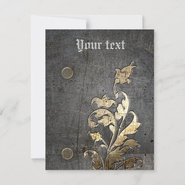 mittelalterliche Rüstungsdekoration (Vorderseite)