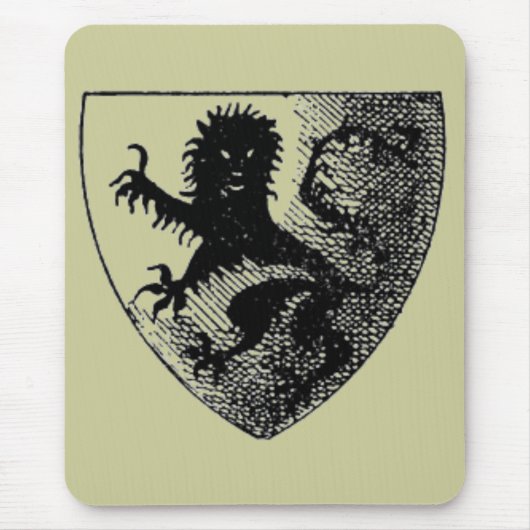 Mittelalterliche Schilde Mauspad (Vorne)