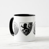 Mittelalterliche Schilde Tasse (Vorderseite Links)