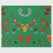 Mittelalterliche Schilder, Flaggen und Geschenkpapier (Flach)