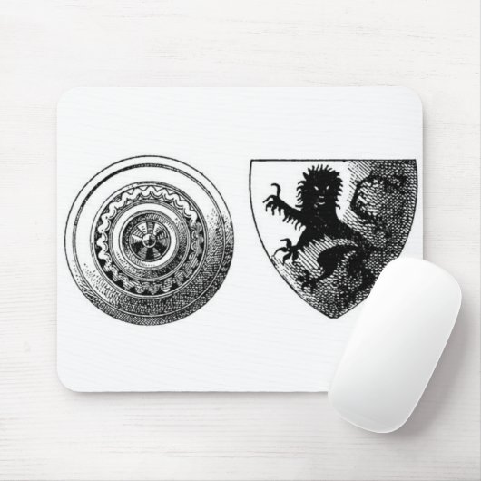 Mittelalterliche Schildkröte Mousepad (Mit Mouse)