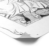 Mittelalterliche Schlacht Poster (Ecke)