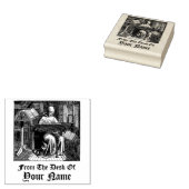 Mittelalterliche Schriptorium Monk Template Gummi Gummistempel (Stempel)