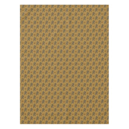 Mittelalterliche schwarze Löwen mit Fleurs de Lis Tischdecke