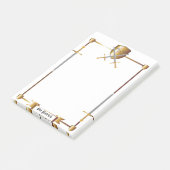 Mittelalterliche Schwert- und Schildkrötennotizen  Post-it Klebezettel (angewinkelt)