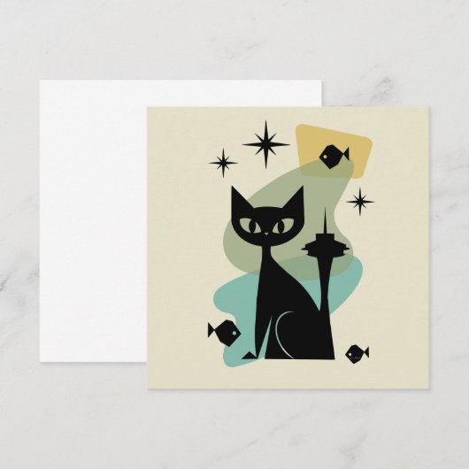 Mittelalterliche Seattle Cat (Vorne/Hinten)