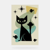 Mittelalterliche Seattle Cat Acrylschild (Vorderseite)