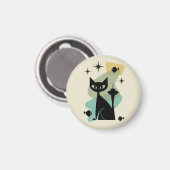 Mittelalterliche Seattle Cat Magnet (Vorderseite/Rückseite)