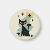 Mittelalterliche Seattle Cat Magnet (Vorne)