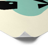 Mittelalterliche Seattle Cat Poster (Ecke)