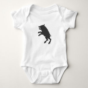 Mittelalterliche Silhouette Baby Strampler