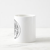 Mittelalterliche Sonne und Mond Kaffeetasse (Mittel)