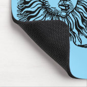 Mittelalterliche Sonne und Mond Mousepad (Ecke)