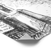 Mittelalterliche Stadt Poster (Ecke)