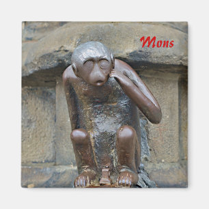Mittelalterliche Statue eines Affen auf dem Grand  Magnet