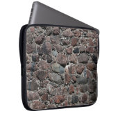Mittelalterliche Steinmauer-Struktur Hintergrund A Laptopschutzhülle (Vorne Rechts)